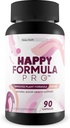 Happy Formula Pro - Naše najboljše srečne tablete Vitamin D Mood podpora dodatek - Happpy dodatki Natural Mood podpora dodatki za ženske, Mood podpora dodatki za moške - Postpartum Mood podpora