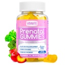 VIDAVITE Sugar Free Prenatal Gummies — 30+ Nutrients (Choline, Folate, Iron, Vitamin) for Fetal and Neural Support, Bones, Energy & Immunity — USA-Made Vegan Prenatal Vitamins for Women (60 Gummies)