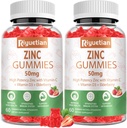 Cink Gumies 50mg - Vitamin C, D3 & Bezgove jagode, Echinacea, cink Imune Health Gumies, Non-GMO, Naravni antioksidant dodatki za moške in ženske, Vegan 2 Pack