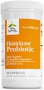Terry seveda Florasure probiotik - Digestion dodatek za pomoč proti občasno napenjanje in podporo plin Relief - Gut Health Support dodatek z Bifidobacterium Bifidum - 30 kapsul