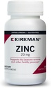 Kirkman - cink 20 mg - 100 kapsul - Imunska podpora - visoka absorpcija - hipoalergeni