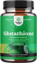 Koža posvetlitev Glutatione dodatek z mlekom Thistle 1000mg - Glutatione kože Belilna kapsula z alfa lipoična kislina za nego jeter, energijska podpora in imuno pomoč - za moške in ženske - 60 Count