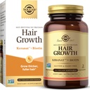 Solgar las rastni dodatek za Thicker Fuller las z oljem Keranat, Biotin, cink in baker, Zdravljenje las dopolnilo, Starost Defying Nutrition za moške in ženske, 30 Servings