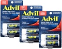 Advil Ibuprofen tablete 200 mg, 2 viali, 10 obložene tablete vsak, 20 skupaj (paket 3)