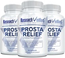 Raziskave Preverjena Prosta Relief - žaga Palmetto in Bioperine - Prostata Zdravje; Bladder & urinarno zdravje, pogon in zmogljivost; Čisto naravno, 90 Kapsule (Pack of 3)
