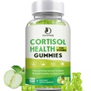Cortisol Detox za ženske Gumies, Cortisol Reducer Detox Manager, Magnezij Ashwagandha Rhodiola Rosea Zeliščni kompleks za Mood/Focus & spanje, ohraniti zdrave ravni kortizola - 30 dan Vegan oskrbo