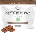 Muscle Fest Premium mešanica vse naravni hormon brez trave-Fed sirotkine beljakovine v prahu, čokolada, 2Lb