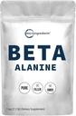 Beta Alanine Powder, Pure Beta Alanine Supplement, 2.2 Pounds (500 dni dobave), Filler Free, Amino Energy Pre Workout, Unflavored, Non-GMO in Vegan prijazno