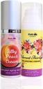 Menopause Rebalans Bundle: Silky Peach Estriol Cream & Vibrant Tretji progesteron krema za ženske. Bioidentični estrogen in progesteron za vroče bliskavice, suhost vagine, težave s spanjem in mozgani Meglica