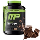 Muscle Pharm Combat Protein Powder, čokoladno mleko aroma, gorivo mišice za produktivne vadbe, 5 Beljakovinski viri, vključno z izolatom sirotkinih beljakovin in jajčni albumin, Gluten Free, 4 lb, 52 Serving