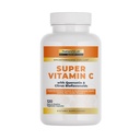 Nature's Gold Super Vitamin C 1000mg – Podpora imunskemu sistemu – vsebuje Bioflavonoide Complex & Quercetin – neacidni, ne-GMO, Gluten Free, Vegan – 120 kapsul (2 mesec oskrbe)