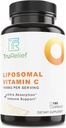 Liposomski VIT C - Imunska podpora w/ Ultra- Absorpcija. 180 kapsul na steklenico. Močen odmerek 1400 mg liposomskega VIT C.