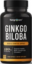 Natrased Ginkgo Biloba 120mg - Dodatna moč Ginkgo Biloba Extract kapsule - 120 Število