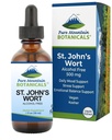 Čisti gorski botaniki St Johns Wort Tinkture – Kosher Liquid St. John's Wort Alkohol-free Extract 500mg Veganski dodatek