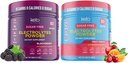 Keto vitals BlackBerry paket s sadjem Punch - 2 paket paket keto elektroliti v prahu - Keto-prijateljski elektroliti s kalijem, magnezij, natrij, kalcij - BlackBerry in sadni punch