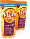 Metamucil brez sladkorja Fiber dodatek, oranžna gladka 260 Serving