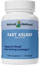 Naravne wellness hitro spanje – hitro delujoče Melatonin Lozenges za mirno spanje, sprostitev in Jet Lag Relief – hitro raztapljanje Cherry Flavor Pomoč za spanje – nenavadno oblikovanje, Wake Osveži – 90 Lozenges