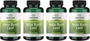 Swanson Holy Basil Leaf (Tulsi) - Stress podpora in dobro počutje dodatek - (120 kapsule, 800mg na strežbo) (4 paket)
