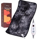 Bearhug XXL Electric Heated Pad 17''x33' Dvojno sidrana grelna plošča, 6 ravni toplote, 2-urna avto-odjem, vlažna in suha toplotna terapija za lajšanje bolečine v hrbtu, stroj pralen, ETL Certified - Darilni box