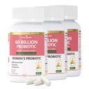 Probiotiki in prebiotiki za ženske pH ravnovesje in prebavnega zdravja - 60 milijard vaginalnega probiotika z brusnico in D-manozo za črevesje, sečilno, imuno zdravje, vegansko in ne-GMO 