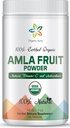 Certified Organic Aura Amla Powder 16Oz - 1Lb. Pogon naravnega vitamina C. Velik vir antioksidantov. Podpira imuniteto in vitalnost.