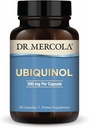 Dr. Mercola Ubiquinol, 30 Servingov (30 kapsul), 200 mg na kapsulo, prehranski dodatek, podpira proizvodnjo energije, ne-GMO