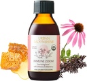 Urban Moonshine Imune Zoom - hitro delujoča Immuniteta Boost - Organska borovnica Sirup - Echinacea - Surovi med - Certified Organic - Natural - 4.2 Fl Oz
