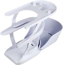 Navage Countertop Caddy - Storage Caddy Organizator za Navage Nasal namakanje sistem - 3-Tier Nose čiščenje dobav Organizator s snemljivim pladenj - Plastic Caddy only - Nazal Care Dodatki