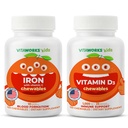 Otroci likalnik 10mg + vitamin C Žvečilni bonboni + vitamin D3 1000 i.e.