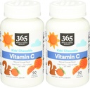 365 po celotnem trgu živil, otroci Essentials žvečljivi vitamin C, 90 Štetje (Pack of 2)