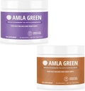 Amla Powder & Green Tea Superfood dodatek z Bezgovo jagodo in bučno začimbo, organsko, vegansko, 30 Serving