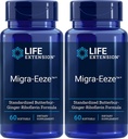 Life Extension Migra-EezeTM Standardizirani Butterbur-Ginger-Riboflavin Formula, 60 Count (Pack of 2)