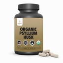 Organske Psylium Husk kapsule 750 mg, Naravna fiber dopolnilo za zdravje Gut* - alternativa Psyllium Husk prašek, zaželjeno življenje, 250 kapsul