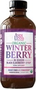 Andi Lynn's Winterberry Black Elderberry Syrup - Vključuje črne jerebice, cimet, ingver, med in limono - Imunska podpora za celotno družino - Organic & Great Degusting Syrup 4oz