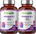 biophix vitamin K2 MK-7-100 μg 60 Vcaps 2 Pakiranje - podpira imuno zdravje močnih kosti