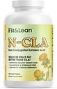 Fit & Lean N-CLA, hujšanje izguba dodatka, zmanjša trebuh maščobe bolje kot CLA, povečanje presnove, podpira lean mišice, Stimulant brezplačno, nekonjugirana linolna kislina, 120 Servingi (Packaging May Vary)