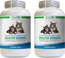 mačka Inkontinenca dopolnila - CAT Zdrav urinski kompleks - UTI rešitev - naravna formula - mačka Cranberry Powder - 2 steklenici (180 tablet)