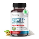 CORTISOL Health - Ashwagandha Magnezie Rhodiola St. John's Wort - Podpora Restavriranje, energijske ravni, Brain Wellness 180-dnevna dobava - Izdelano v ZDA