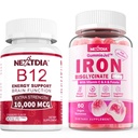 Napolnjeno železo Gumies 26mg+ Vitamin B12, metilkobalamin 10000 μg tablete