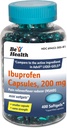 Bodi zdravje Mini Ibuprofen 200 Mg Softgels, Pain Reliever/Fever Reducer, Made in USA, 400 Count