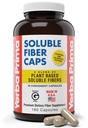 Yerba Prima Soluble Fiber Formula Kapsule, 180 Count - Premium Dietary Fiber dodatek, naravna, koncentrirana topen Fiber, Gluten Free, Non-GMO, Made in ZDA