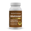 Zeliščaforever Shatavari Kapsule Premium Asparagus Racemosus Dodatek 40% Saponini 750 mg Visokopotenzivna formula - 60 Vegetarijanske kapsule Zeliščna Wellness & Balance Support Non-GMO
