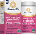 Renew Life ženske probiotične kapsule, 50 milijard CFU zajamčena, podpira pH ravnovesje, vaginalne, urinarne, prebavne in imunskega zdravja(2), L. Rhamnosus GG, Mlečni, Soja in Gluten-free, 30 Število