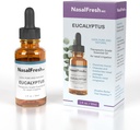 NASALFRESH MD - Eucalyptus Essential Oil - Nasal namakanje - Congestion Relief - Nasal Wash dodatek - Visoko stopnjo Essential Oil - Čistila in vlaži nosne prehode - 1oz
