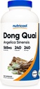 Nutricost Dong Quai 565mg, 240 kapsul (Angelica Sinensis) - vegetarijanske kapice, brez glutena
