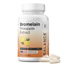 Balancebreens Bromelain 500mg Kapsule – 2400 GDU Ananas Extract dodatek za skupno podporo, podporo za naravno bivanje in zdravo prebavo – 180 Kapsule Made in USA