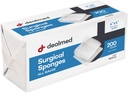 Deli 4" x 4" Kirurške sponge, 12-Ply, absorbent Tkane gaze Pads, nesterilno zdravljenje ran za komplet za prvo pomoč in medicinske pripomočke, 200 število (Pack po 1)