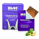 MeltinStripsTM hitro delujoči spalni trakovi s 5mg melatonin, biotin, verian root, lemon balzam & kamilica 