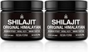 Shilajit Pure Himalaan Organic Shilajit Resin Gold Stopnja 100% Pure Shilajit za moške in ženske s fulvično kislino, 85+ Trace Minerals, Lab Test za energijo, Imunska podpora, 30 Grams (2 paket)