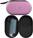 AGOZ Asthma Inhaler Primer Zippered zaščitno medicinsko vrečko pokrov z zapestja Strap (Purple)